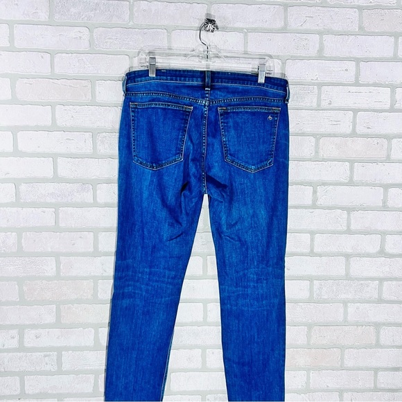 rag & bone Dre Slim Boyfriend Jeans in Mission City Wash Size 30 - Picture 9 of 11